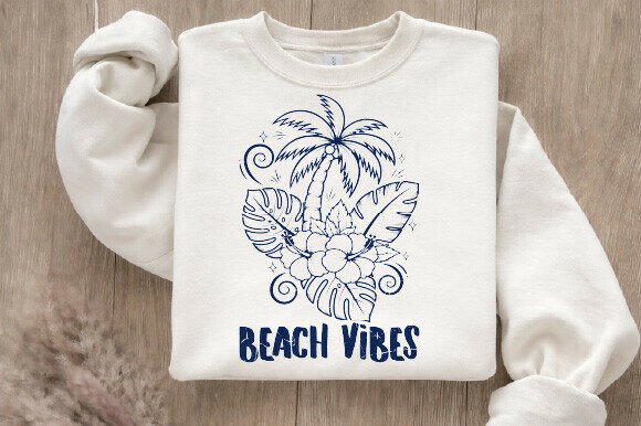 Beach Vibes T-Shirt Design: Capture Summer Style