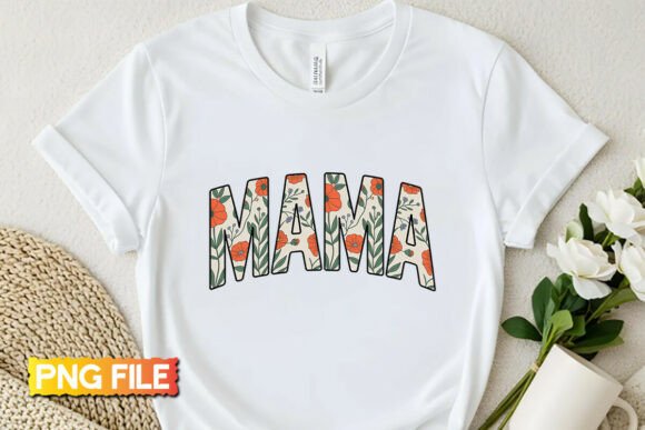 Boho Floral Mama: The Perfect PNG for Mother's Day Creations
