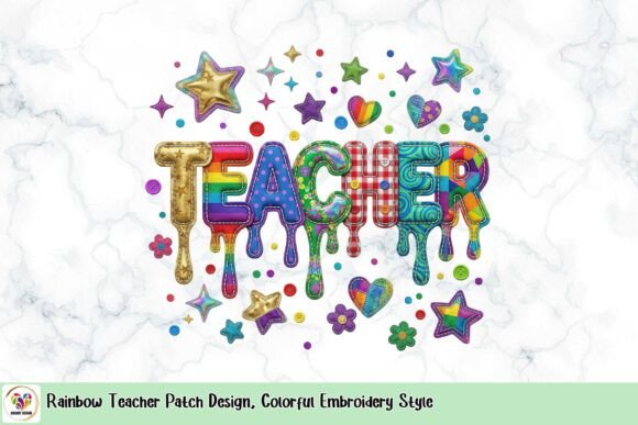 Celebrate Educators with a Whimsical Embroidery Patch Design