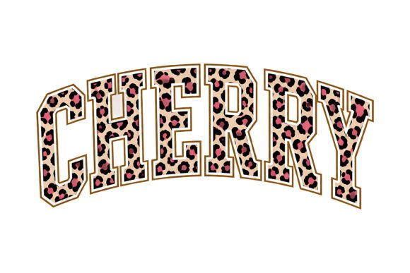 Cherry Leopard Print Name Design: A Wildly Stylish Statement