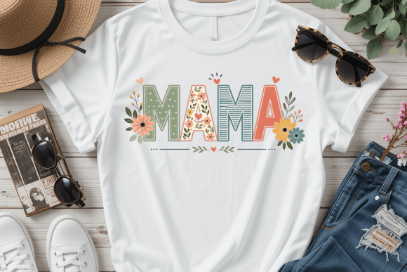 Designing with Heart: The Mama PNG Floral Design