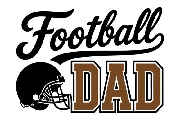 Game Day Typography: The Spirit of Football Dad Sports Design