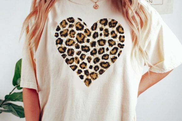 Leopard Print Heart Design Png: A Wild Touch for Your Creative Projects