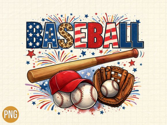 Patriotic American Baseball Design PNG: A Guide for Creators