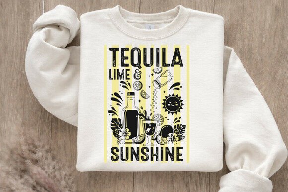 Tequila Lime & Sunshine: A Vintage Design for Summer Vibes